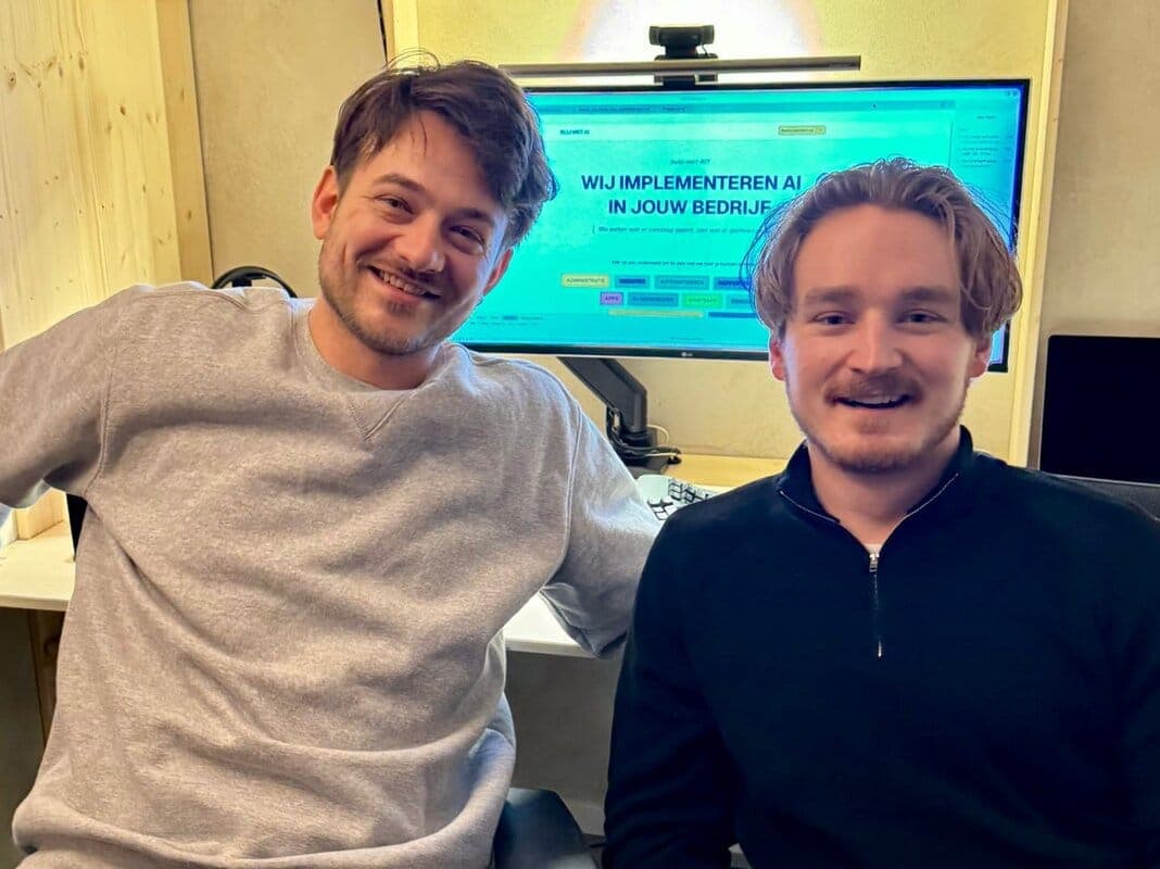 De oprichters van Blij met AI